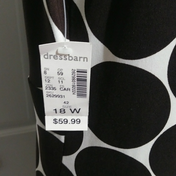 Dressbarn Sleeveless V-Neck Dress - Picture 7 of 7